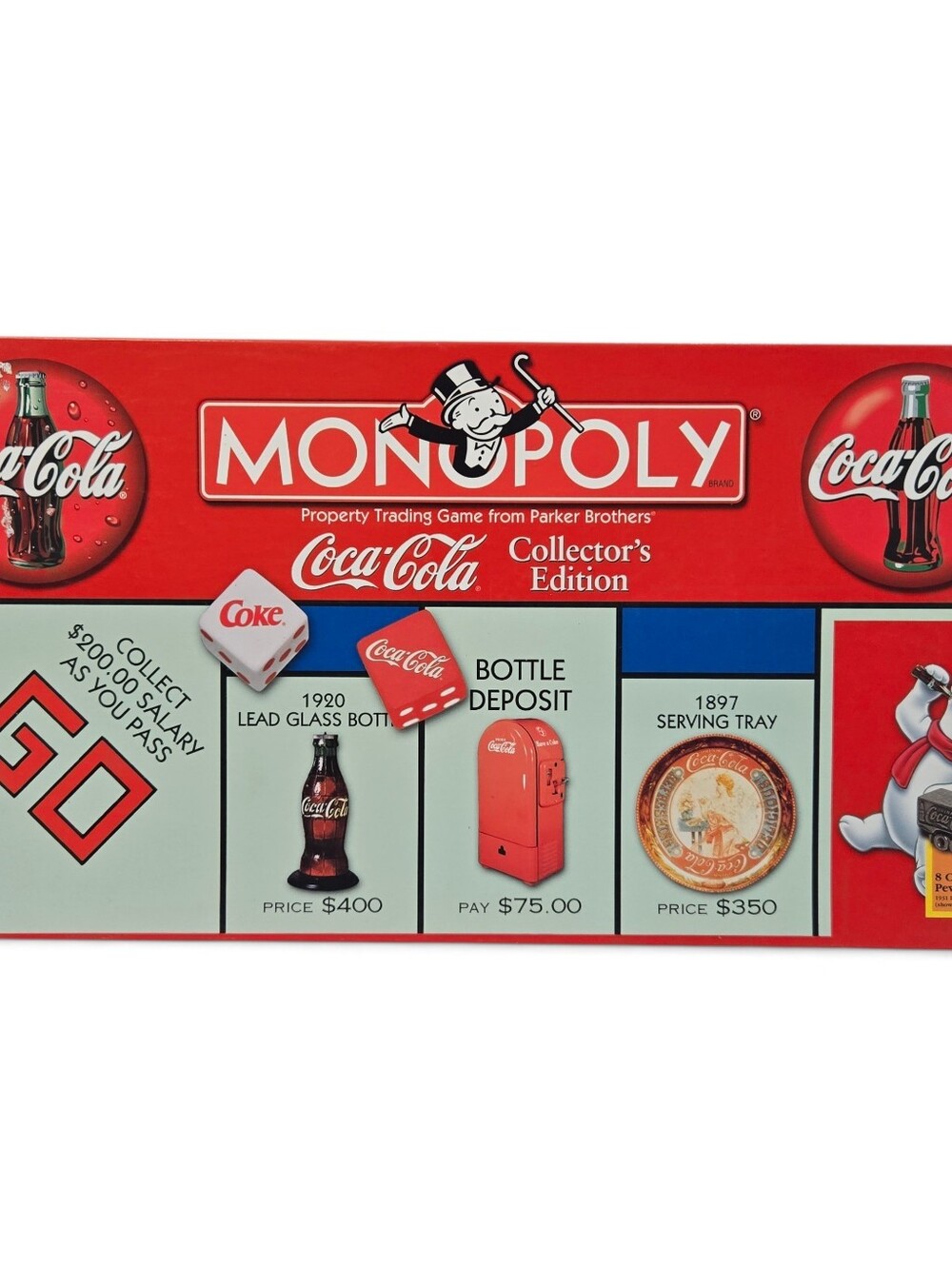 Coca-Cola Monopoly Collector's Edition 1999 Board Game Coke New, Open Box